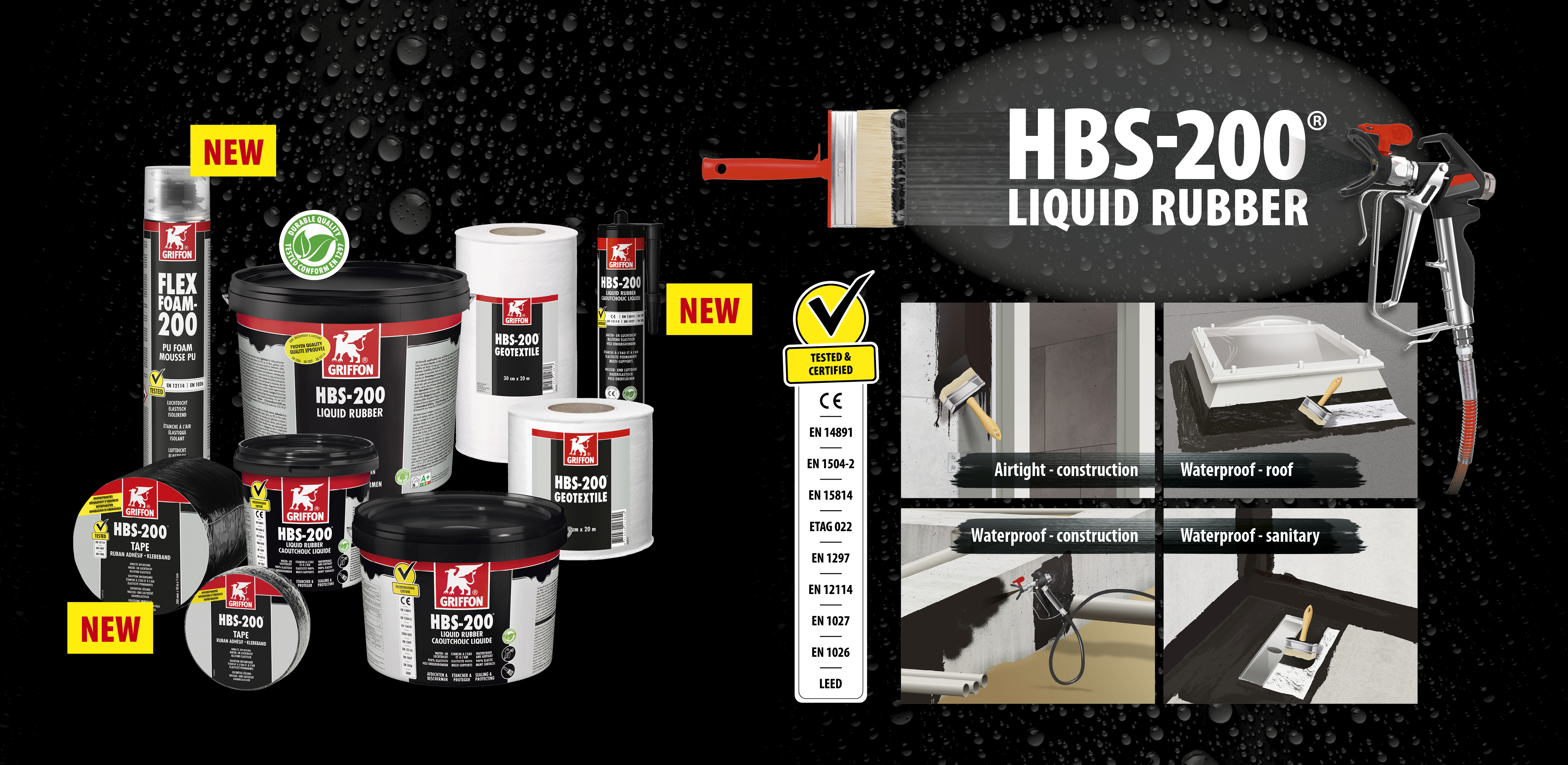 HBS-200 liquid rubber